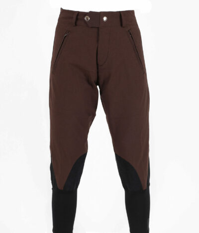 Breeze Up 3/4 length EXERCISE Breeches Chocolate (Black)