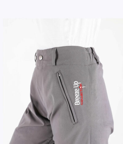 Breeze Up 3/4 length EXERCISE Breeches Charcoal Grey (Bk)