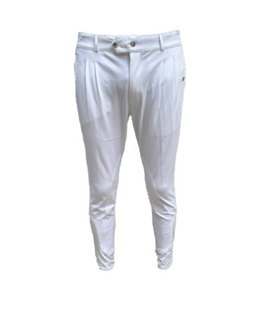 PUISSANCE Mens Breeches White