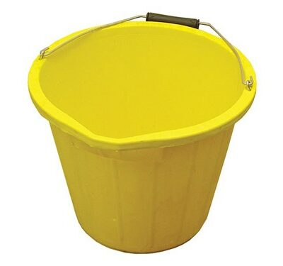 Premium Yellow 3 Gallon Bucket