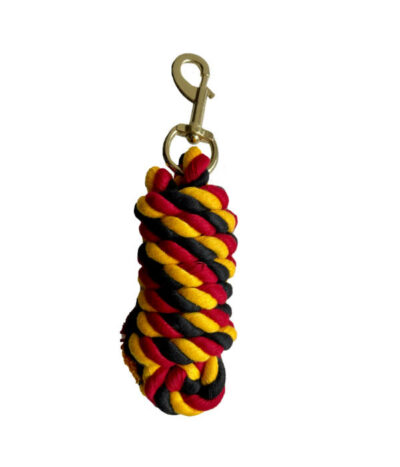CHUKKA Cotton Lead Rope (Red-Black-Yellow)