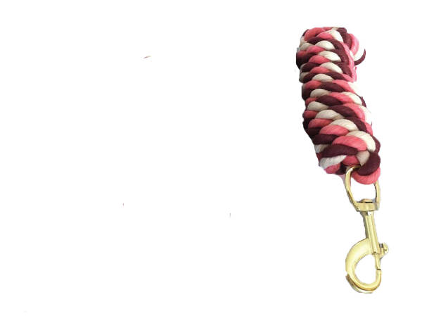 CHUKKA LUNA Cotton Lead Rope (Pink-Brown-Champ)
