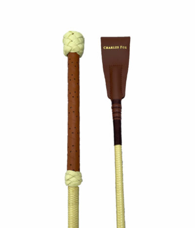 Field Whip Leather Handles & Keeper 2 tone Shaft 26″