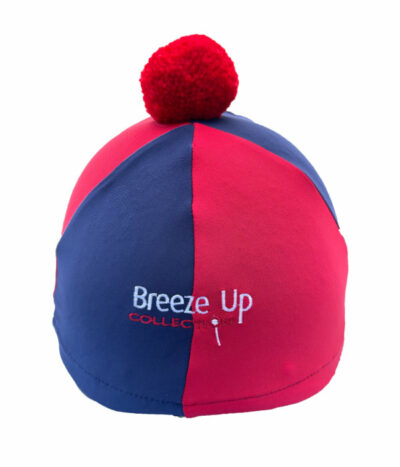Breeze Up Lycra Hat Cover Two Tone Navy/Red