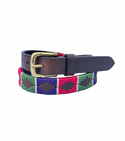 SOFIA Polo Belt SLIM (Hot Pink, Purple, Green,Champ )