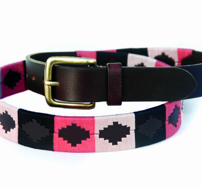 ZOE Polo Belt (Hot Pink-Black-Off White)