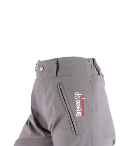 Breeze Up 3/4 length EXERCISE Breeches Charcoal Grey (Bk)