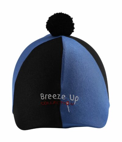 Breeze Up Lycra Hat Cover Two Tone Black/RoyB