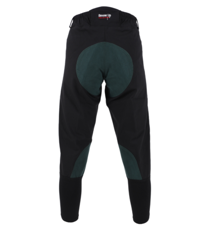 Breeze Up 3/4 length EXERCISE Breeches Black (Green)