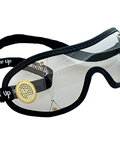 Breeze Up Traditional Goggles – Disc Vent – Black/Clear