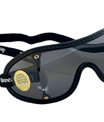 Breeze Up Traditional Goggles – Disc Vent – Black/Smoke